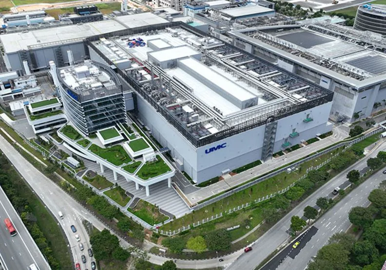 聯電新加坡Fab 12i廠擴建新廠落成。取自UMC