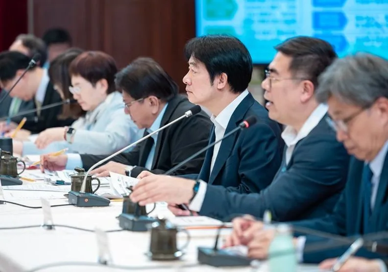 總統賴清德參與和環團接見的會議。取自總統府官網