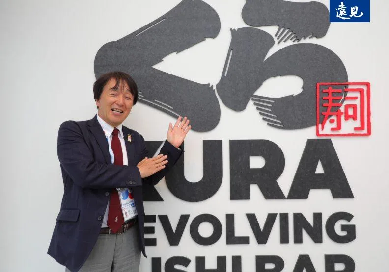藏壽司的宣傳、市場行銷本部長岡本浩之。黃菁慧攝