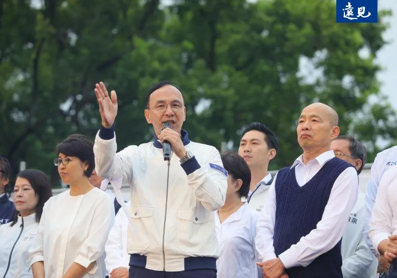 國民黨主席朱立倫4月26日在凱道集會時，拋出要在520後在立法院提出罷免總統賴清德總統的震撼彈。蘇義傑攝