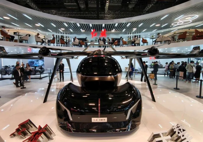 習近平專屬座車品牌紅旗在2025上海車展參展相當吸睛。林川攝