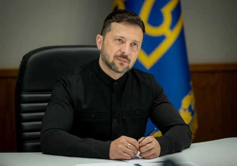 烏克蘭總統澤倫斯基。取自X@ZelenskyyUa 