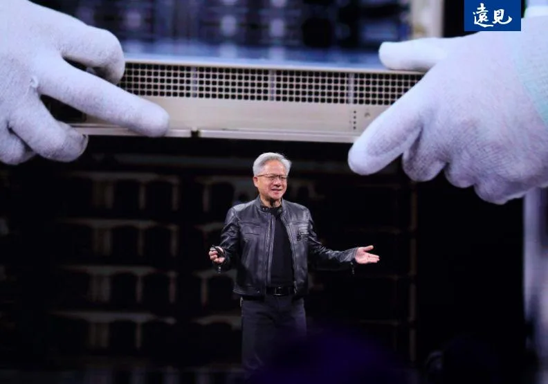 輝達（NVIDIA）創辦人暨執行長黃仁勳以卓越的遠見和領袖風範聞名。圖為5月19日黃仁勳台北專題演講。蘇義傑攝