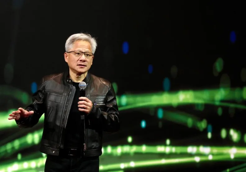 NVIDIA執行長黃仁勳認為，台灣已成為全球AI創新的心臟地帶，具無可取代的重要性。張智傑攝