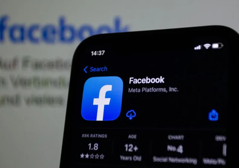 Meta經營的Facebook平台。（僅為情境配圖）Photo by Shutter Speed on Unsplash