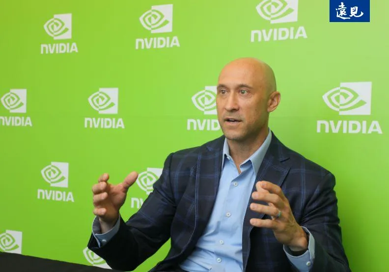 NVIDIA醫療保業務總監尼沃尼（David Niewolny）看好台灣在醫療AI發展的潛力。蘇義傑攝