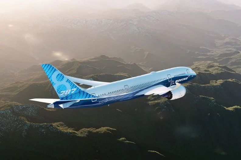 印度航空空難的事故機型波音787夢幻客機。取自波音官網