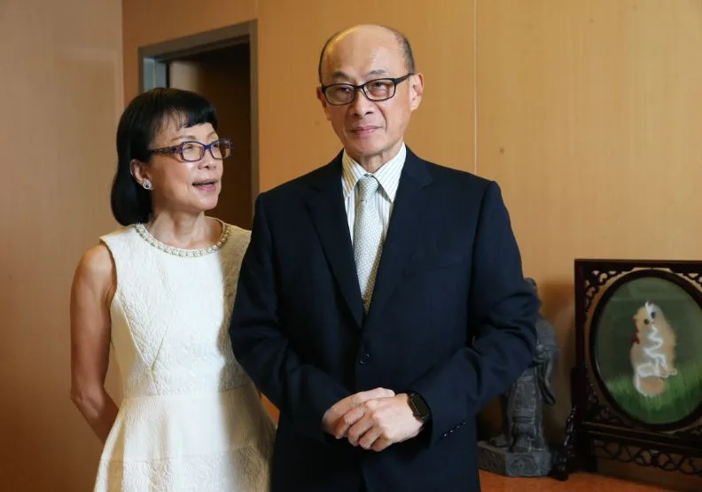 林芳郁院長與林靜芸醫師。聯合報系資料庫，聯合報-健康事業部提供