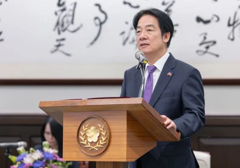 總統賴清德。總統府提供