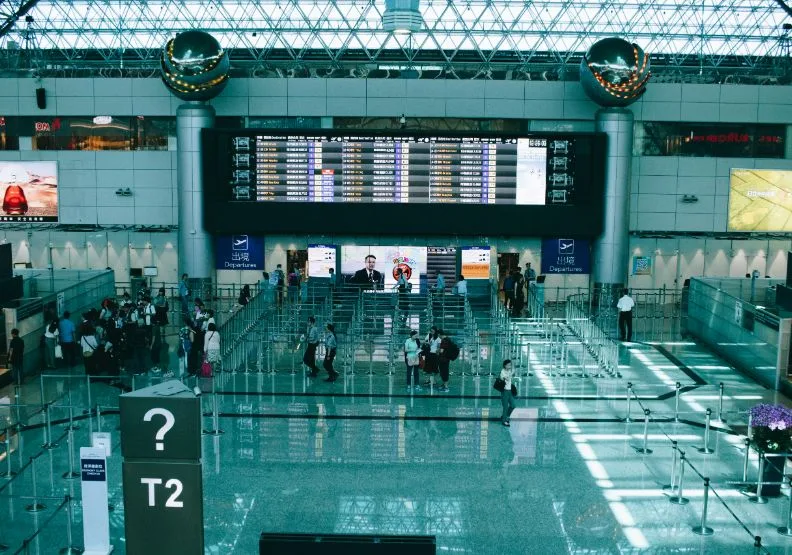圖／桃園國際機場。取自Unsplash，攝影者moralis-tsai。