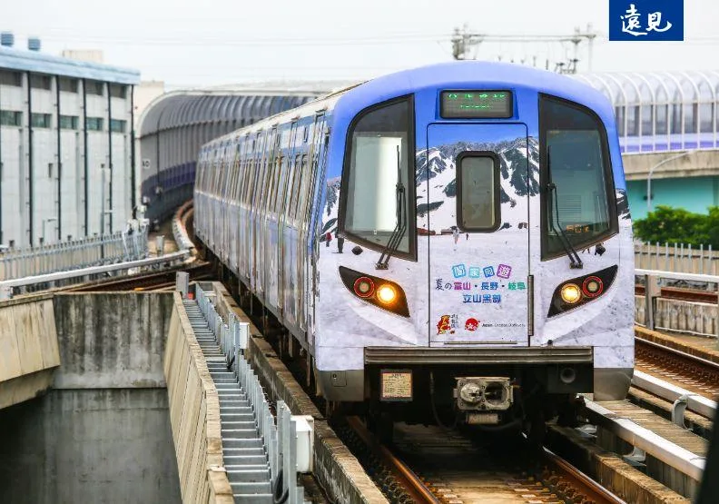 桃園機場捷運。遠見資料庫，賴永祥攝