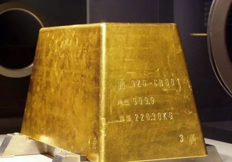 全球央行中「最大金磚」的擁有者就是台灣央行，現於金瓜石黃金博物館展示。金瓜石博物館