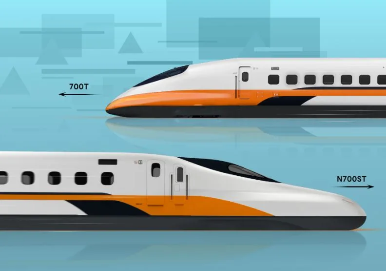 台灣高鐵將引進新世代列車，型號確定將命名為N700ST。台灣高鐵提供