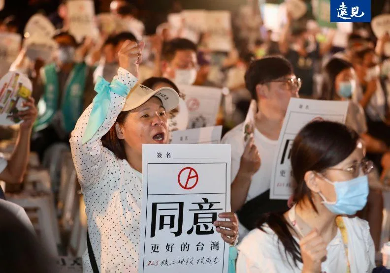 核三公投434萬同意票、未通過！但台灣仍須面對核電抉擇。張智傑攝
