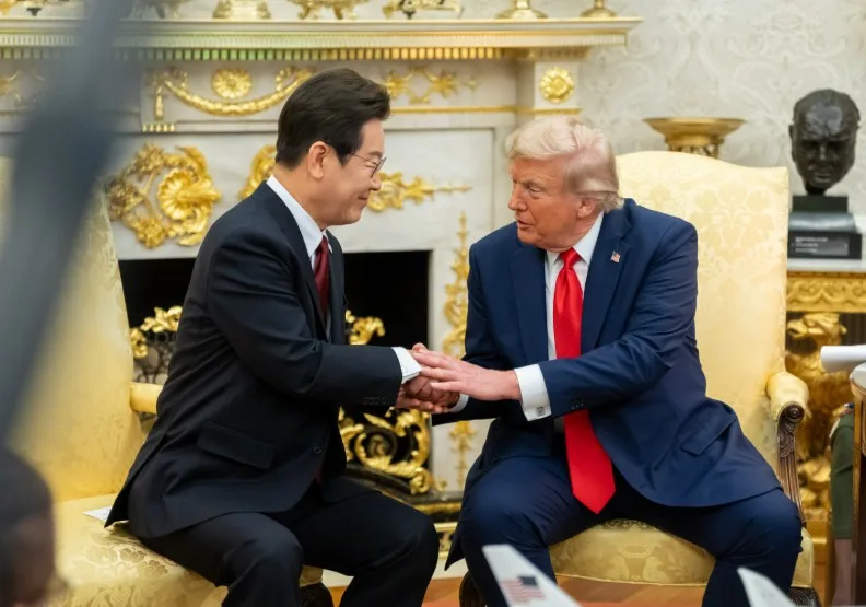 川普與李在明會談資料上線，雙方關切台海議題。Flickr by The White House