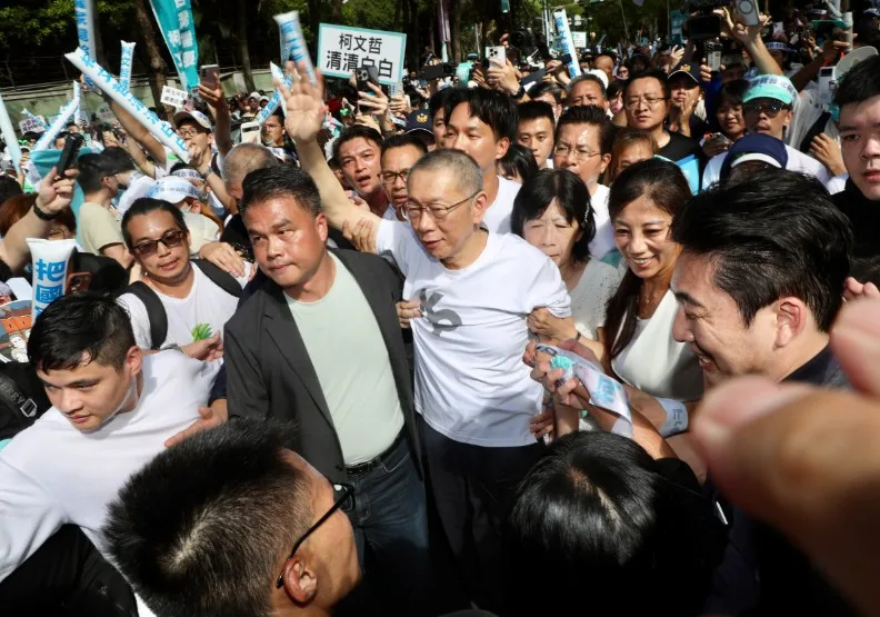 民眾黨前主席柯文哲涉京華城容積率等弊案，台北地方法院下午即將宣示判決。資料照，張智傑攝