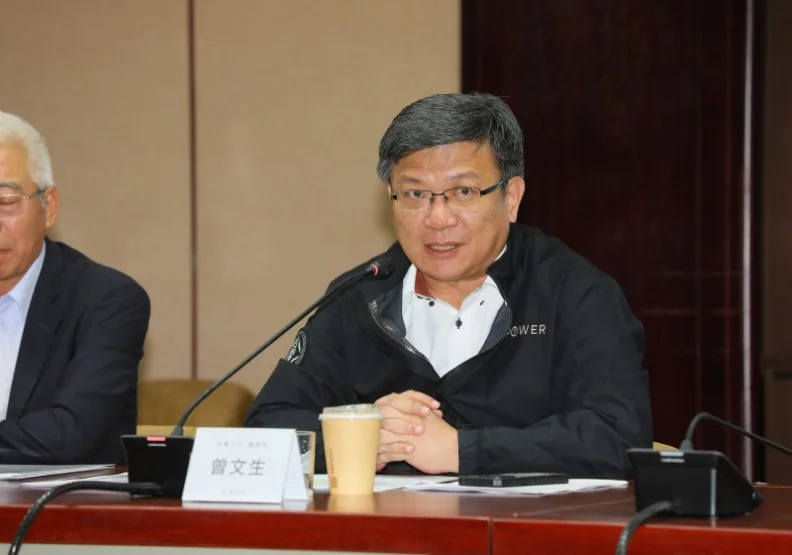 台電董事長曾文生。蘇義傑攝