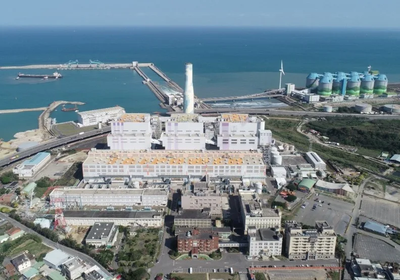台電林口電廠1號機16日破管停機檢修。取自台電官網