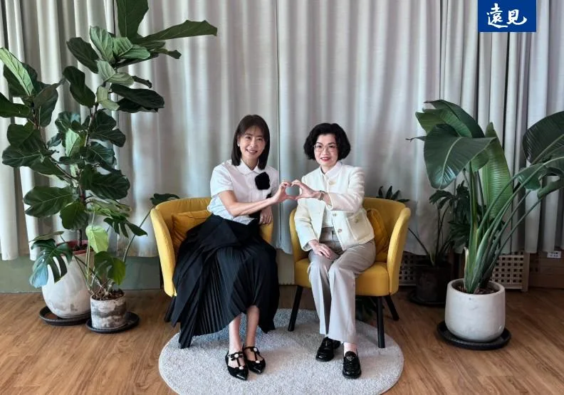 台北101董事長賈永婕與總經理朱麗文。吳婉瑜攝