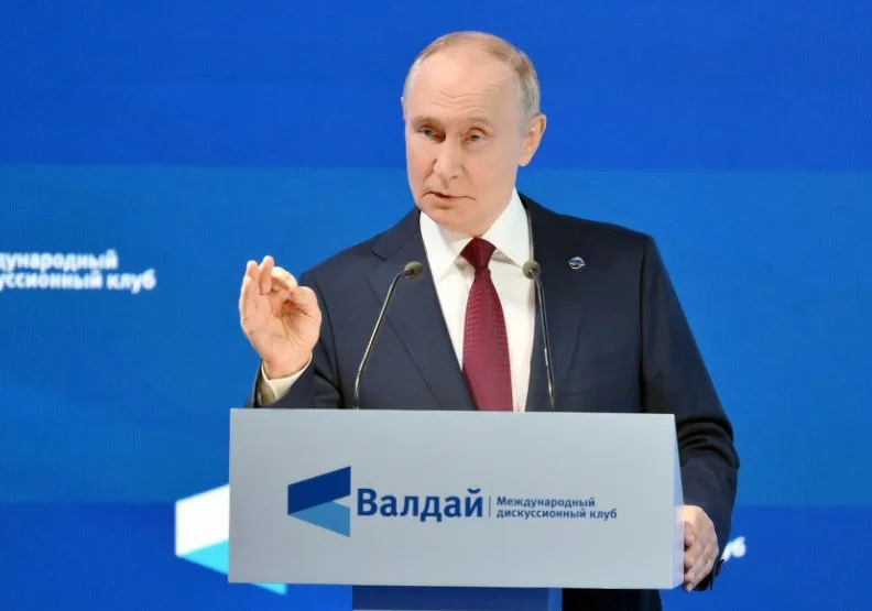 俄羅斯總統普丁。取自President of Russia