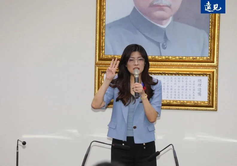 國民黨新任黨主席，前立委鄭麗文以壓倒性之姿勝出。蘇義傑攝