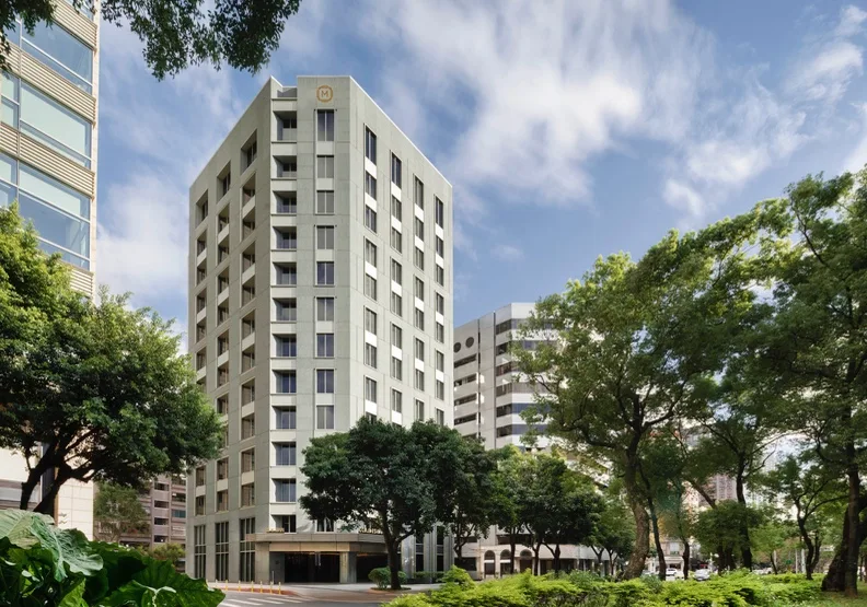 國泰建設於2012年成立的國泰飯店觀光事業，全台有7個據點，圖為剛加入萬豪體系的台北慕軒。業者提供