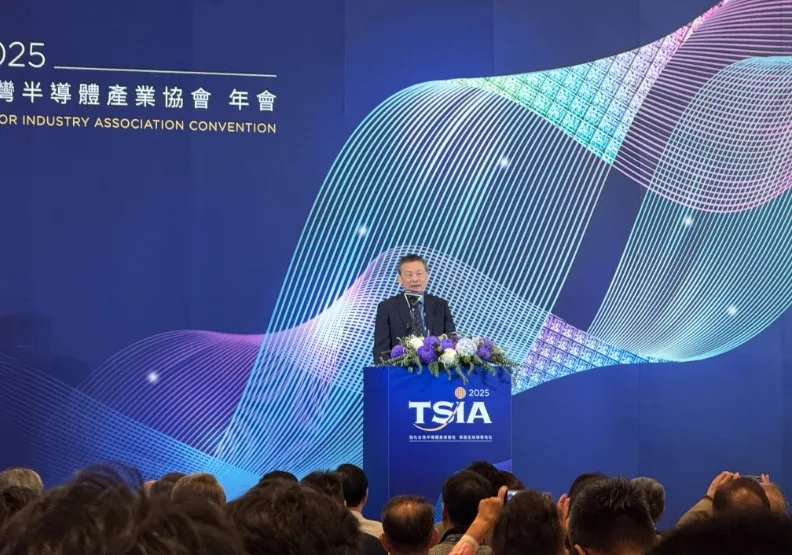 台積電資深副總暨共同營運長侯永清出席台灣半導體產業協會年會，分享產業展望與策略方向。