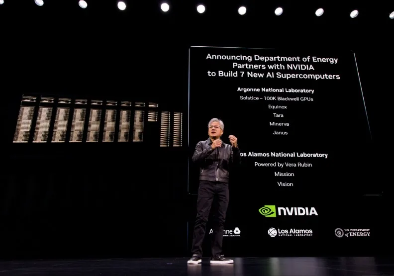 輝達年度GTC大會登場。取自X@NVIDIAGTC