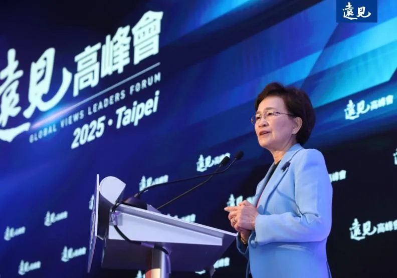 遠見・天下文化事業群發行人王力行在開場致詞時強調，2025是世界秩序劇烈重組的一年，台灣必須在變局中重建韌性。張智傑攝
