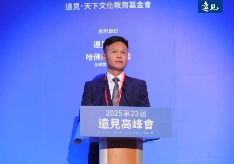臺中市政府副祕書長林育鴻分享政策推動與治理經驗。黃菁慧攝
