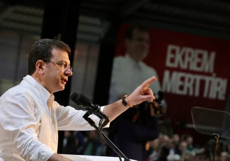 伊斯坦堡市長伊瑪莫魯。取自X@ekrem_imamoglu