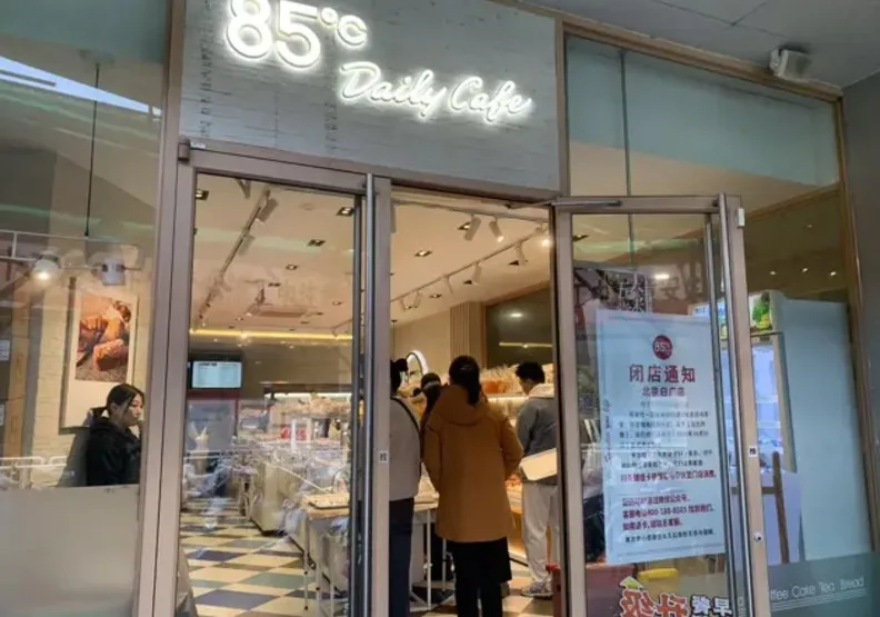 85度C在中國全年關店幅度超過四成。取自經濟日報，陳政錄攝