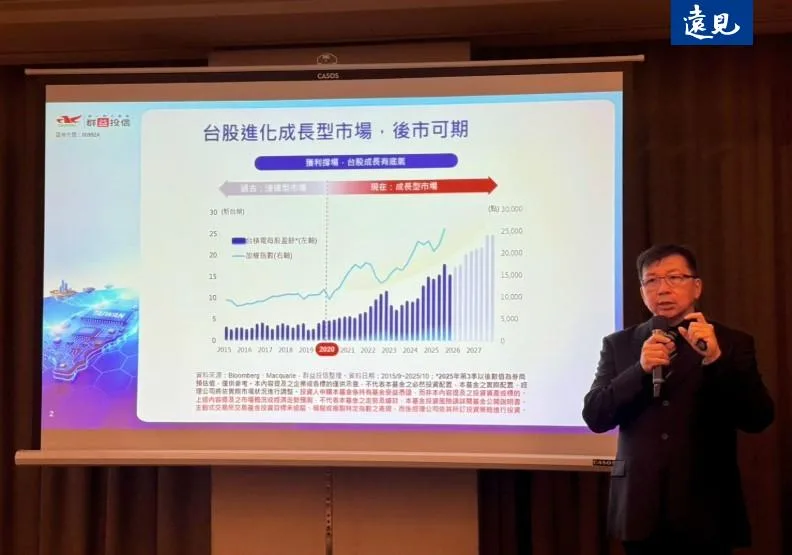 群益投信再推出第二檔主動式ETF搶市，圖為群益科技創新ETF經理人陳朝政。段詩潔攝