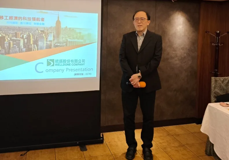 統振打造移工經濟生態圈，圖為總經理何明哲。段詩潔攝