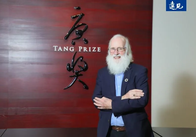 2018年唐獎得主杭特。蘇義傑攝
