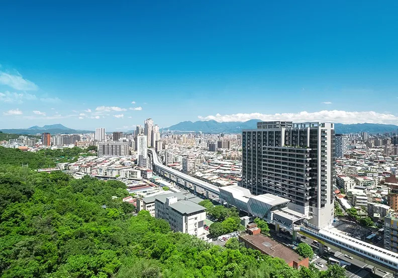 冠德秀朗橋案-外觀空拍日景（實景拍攝）