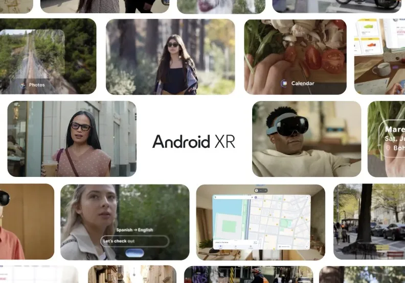 Android XR與Gemini AI結合，為智慧眼鏡與頭戴式裝置打造嶄新的互動體驗。取自Google Blog