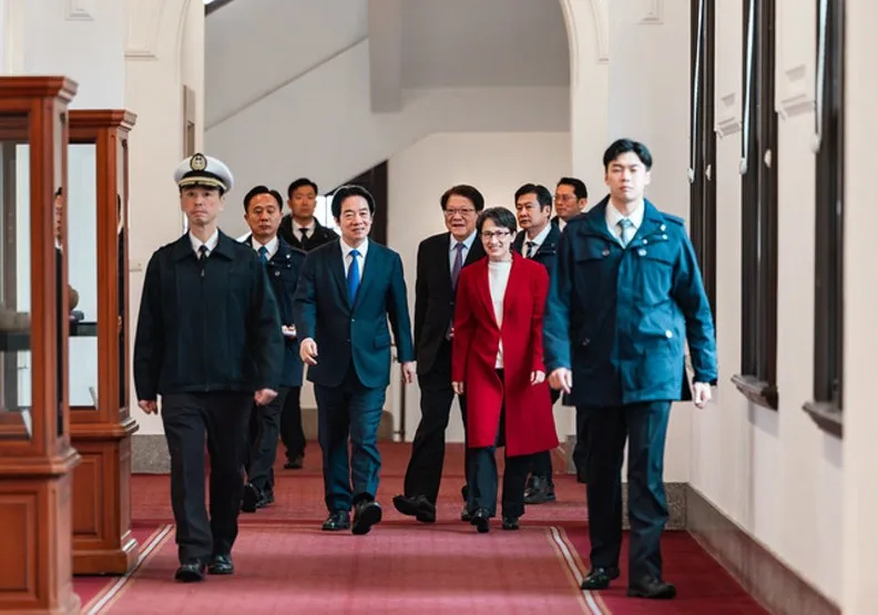 賴清德總統2026元旦發表談話，呼籲朝野盡快通過三大法案。取自中華民國總統府