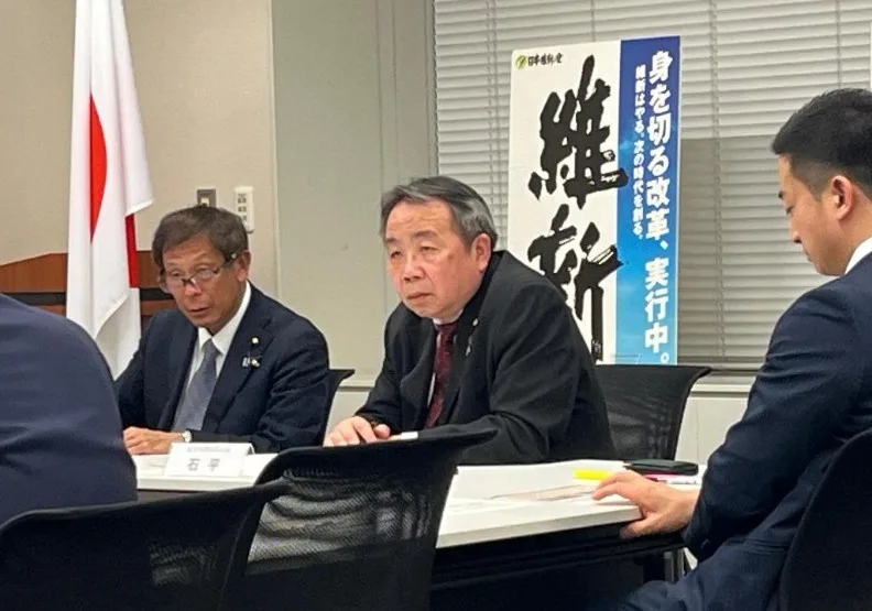 日本參議員石平（中）。取自X@liyonyon