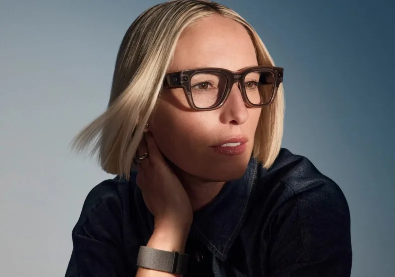 Meta最新的AR眼鏡「Meta Ray-Ban Display」。取自Meta官網