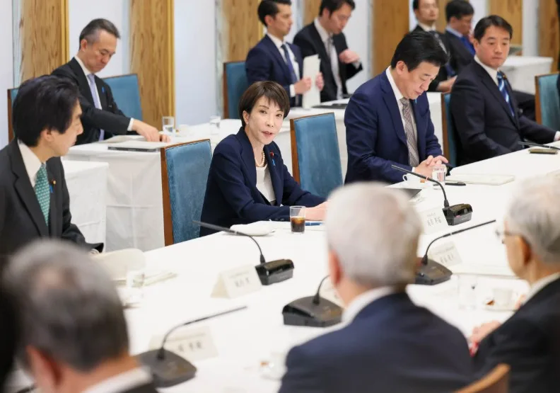 日本首相高市早苗。取自X@kantei