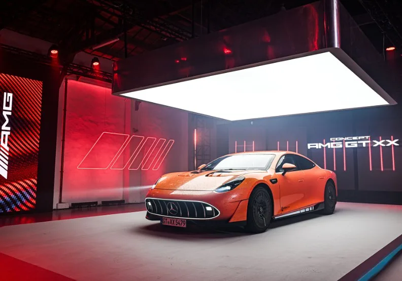 CONCEPT AMG GT XX這台車並非只是實驗室裡的產物。取自臉書@Mercedes-Benz Taiwan 台灣賓士