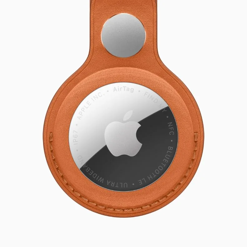 蘋果26日推出了旅遊必備的AirTag2。圖片來源：Apple官網