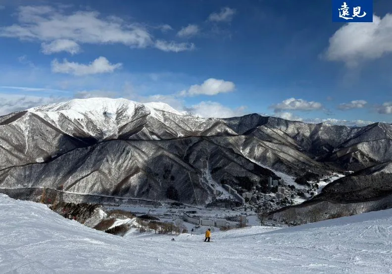 位於新潟縣的越後湯澤是滑雪愛好者聖地。曾彥維攝