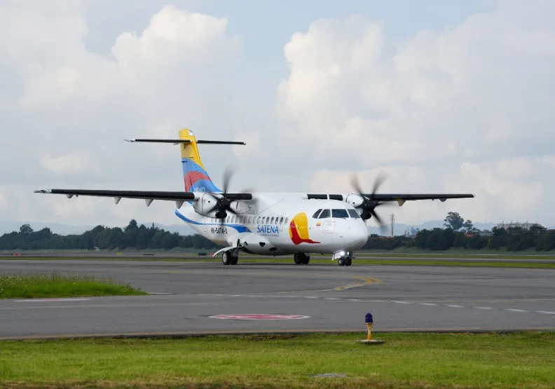 哥倫比亞國營航空公司沙提納。取自X@AerolineaSatena