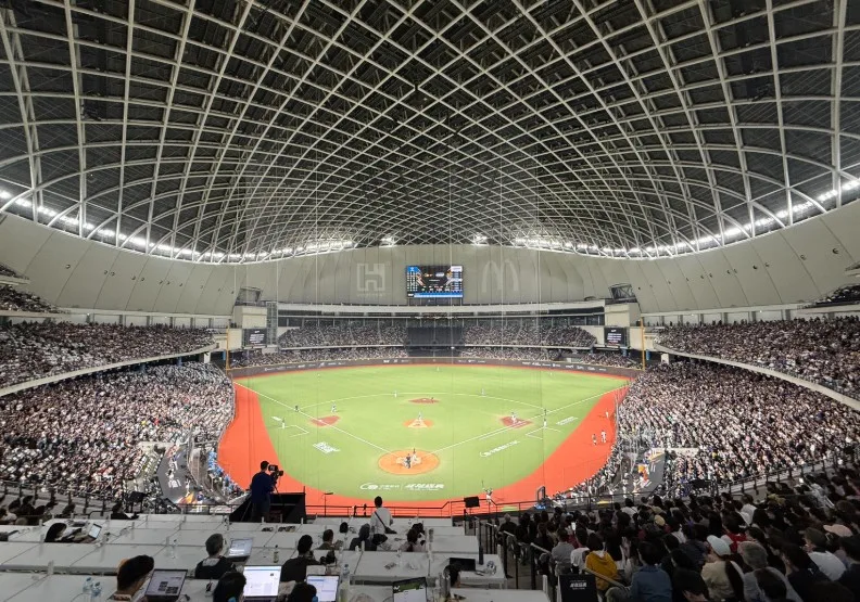 台日國際棒球交流賽。曾彥維攝