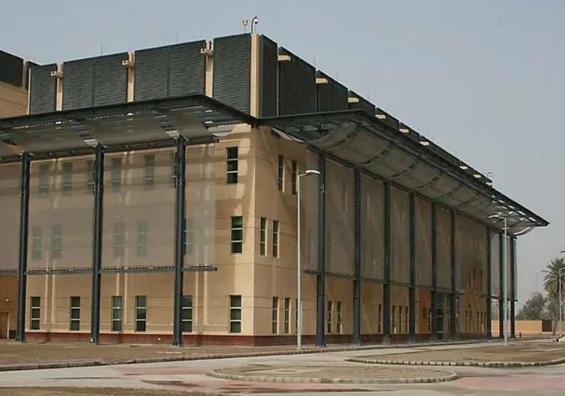 美國駐伊拉克使館。資料照，wikimedia commons