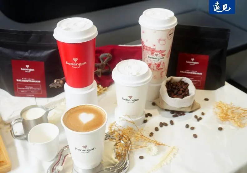 來自印尼的獨角獸咖啡Kenangan Coffee凱娜克正式登台。陳之俊攝
