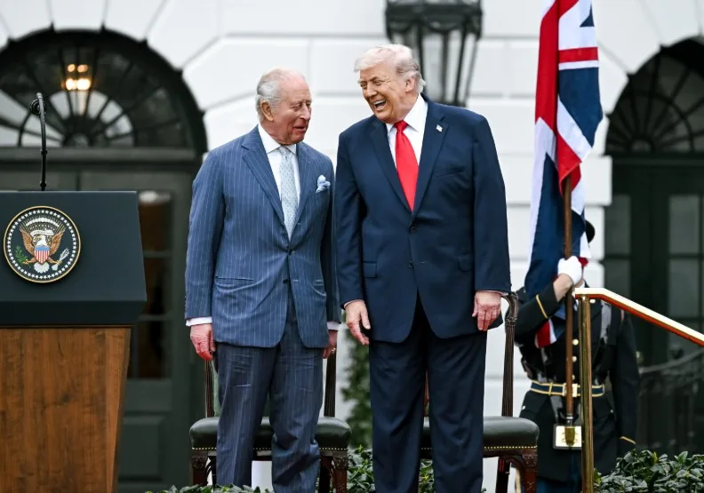 英國國王查爾斯三世（King Charles III）赴美進行國是訪問。取自X@WhiteHouse