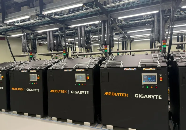 聯發科銅鑼AI資料中心第一期正式啟用，總體規劃三期、總電力規模達45MW。盧佳柔攝